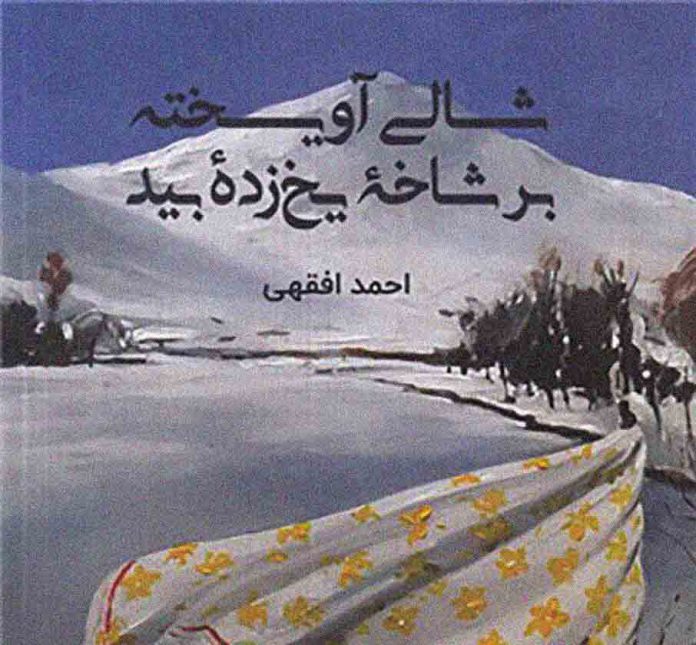 شالی آویخته بر شاخه یخ زده بید - احمد افقهی